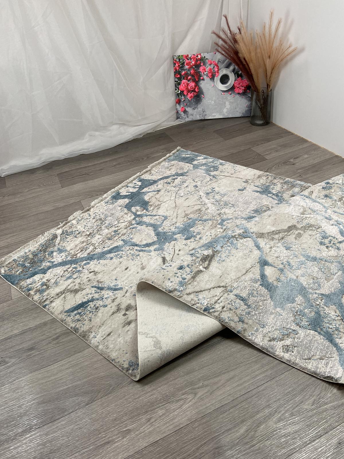 Сучасний килим Velura Art BLUE COKEN_A_GRI 2070