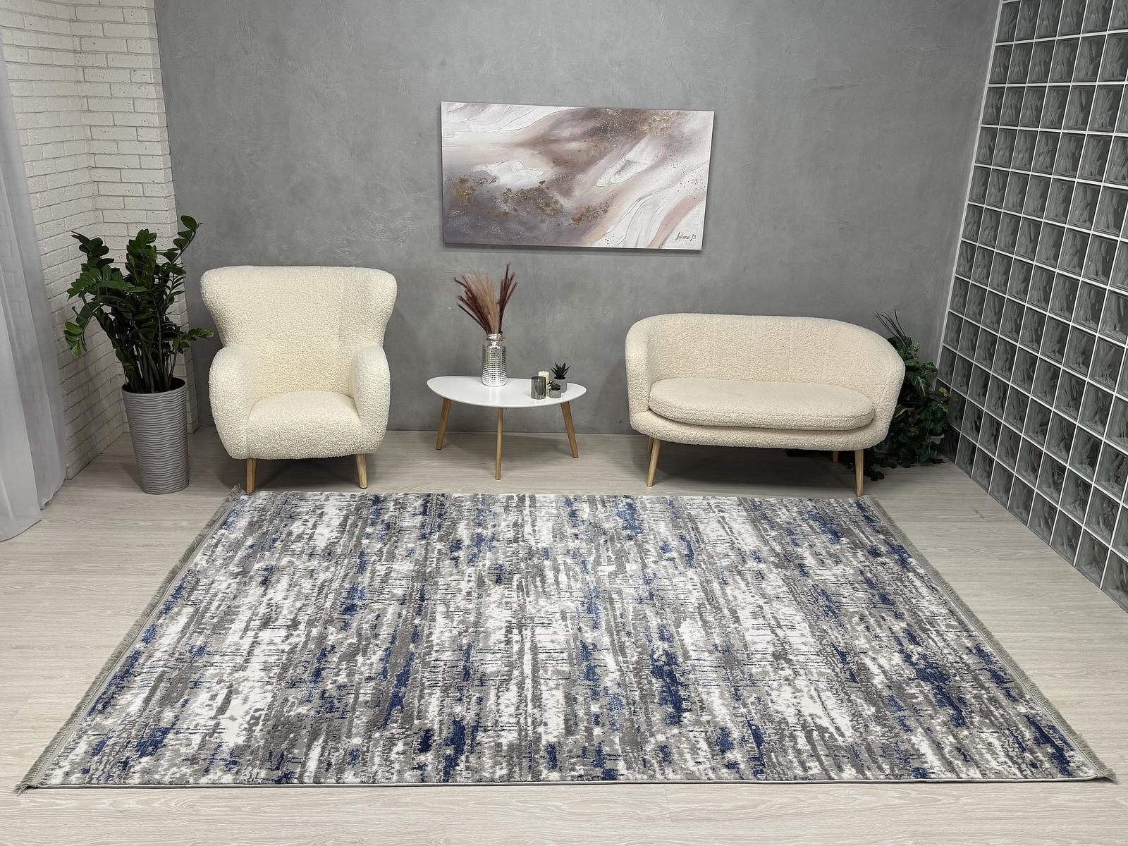 Килим з термоусадкою Aquila Mavi 2701B