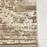 Килим з комбінованим ворсом и термоусадкой Glacia beige 03648A