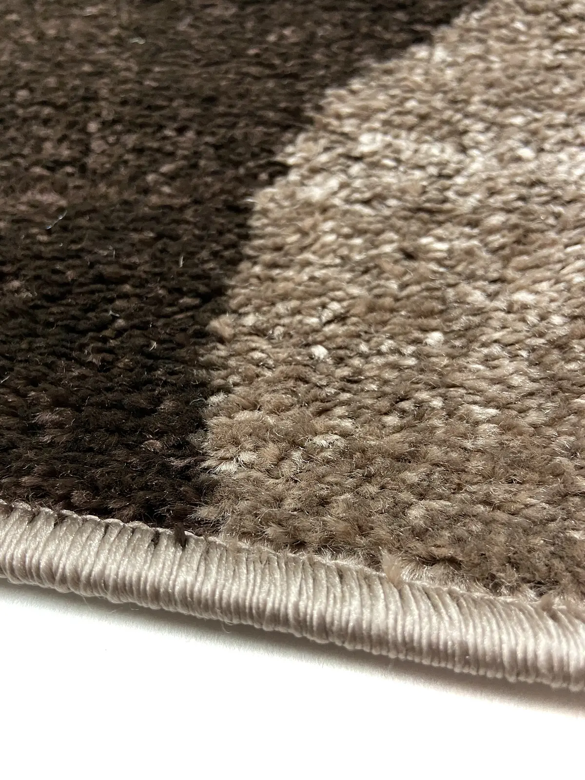 Килим фризе з невисоким ворсом Macio Beige 02577A