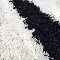 Пухнастий килим Plumis Lux WHITE 7368В