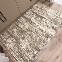 Килим з комбінованим ворсом и термоусадкой Glacia beige 03648A