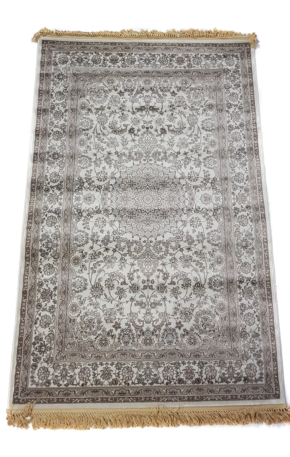Класичний килим з поліестеру Argentum WHITE 4260D