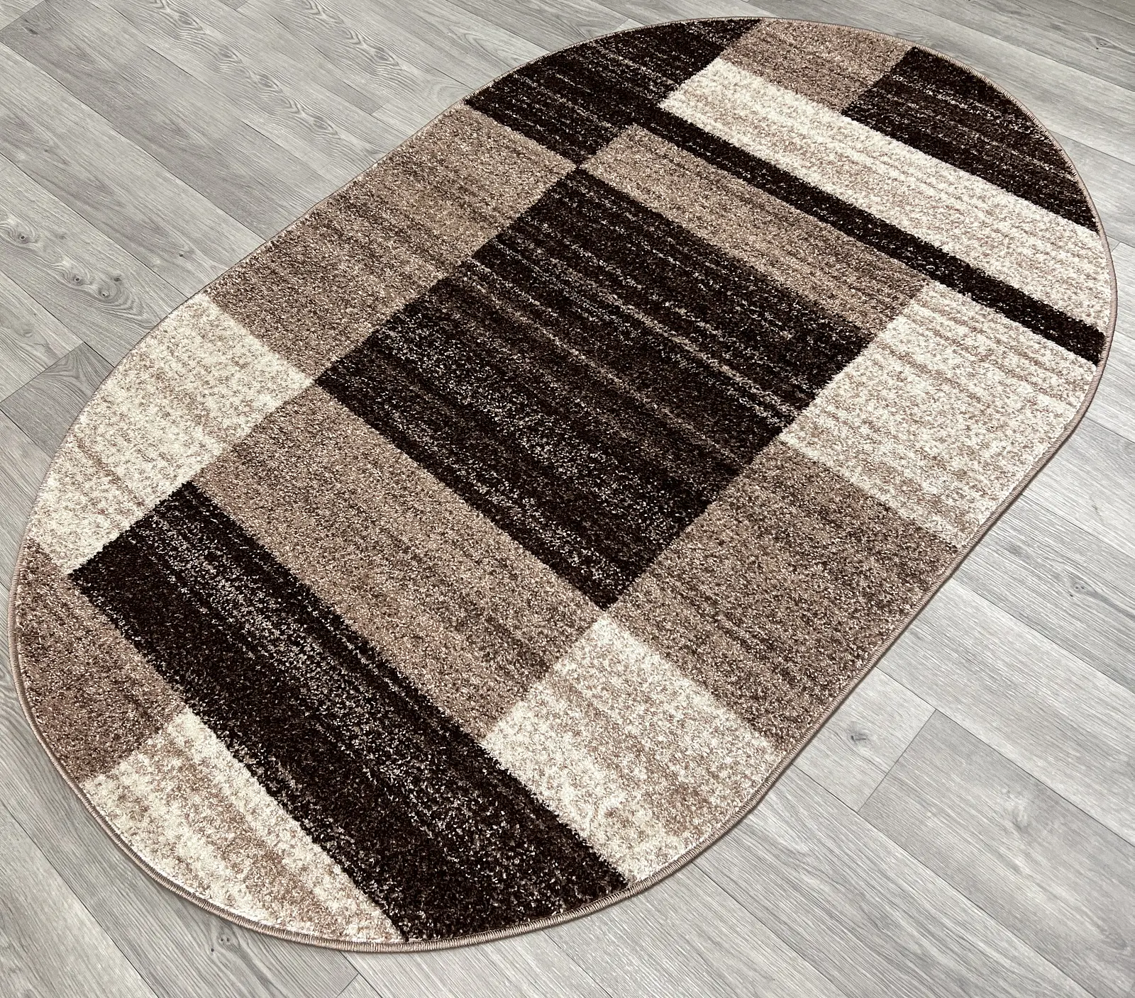Килим фризе з невисоким ворсом Macio Beige 08551A