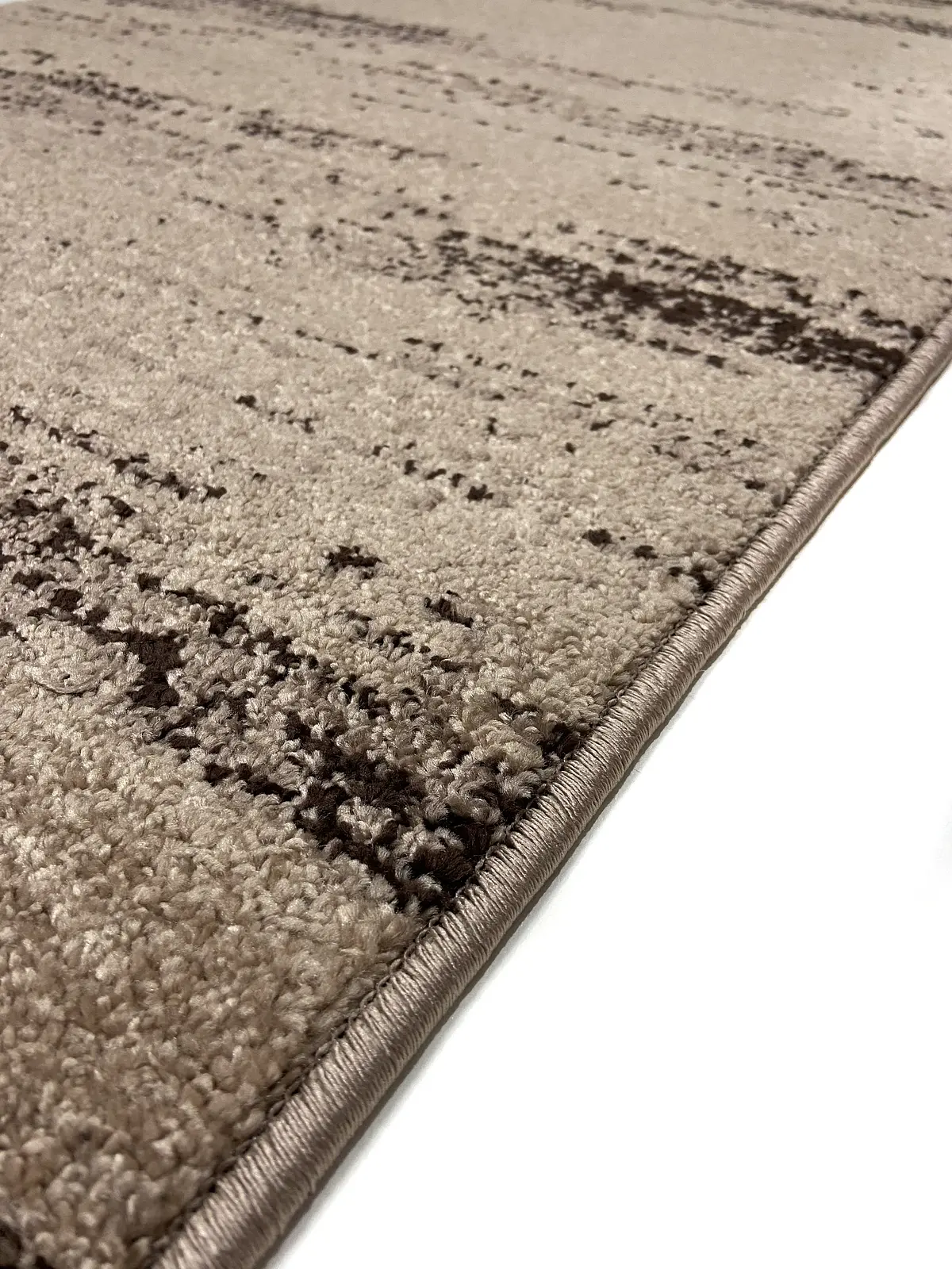 Килим фризе з невисоким ворсом Macio Beige 02576A