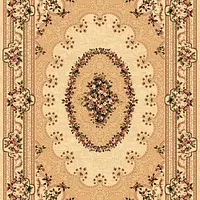 Килим хітсет з невисоким щільним ворсом Luxia Cream 5889A