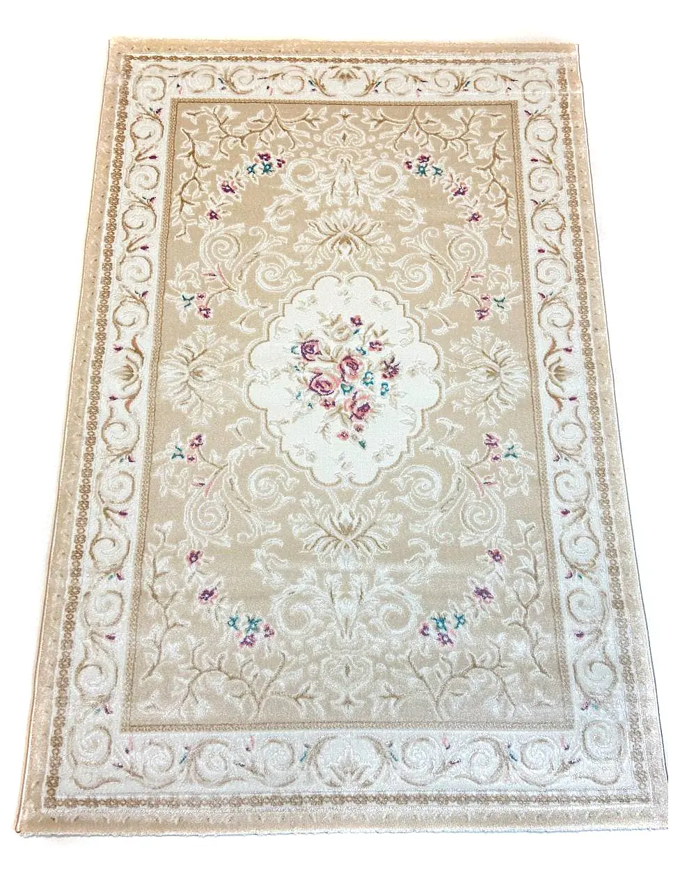 Класичний килим Flora Beige P659B