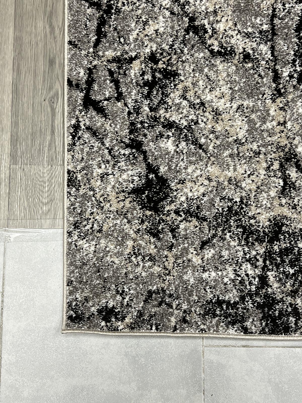 Килим фризе з невисоким ворсом Lumis Gray/Beige 02624B