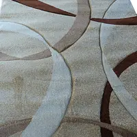 Килим з художньою стрижкою Curlex beige 2632A