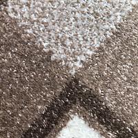 Килим фризе з невисоким ворсом Macio бежевий Beige 02664A