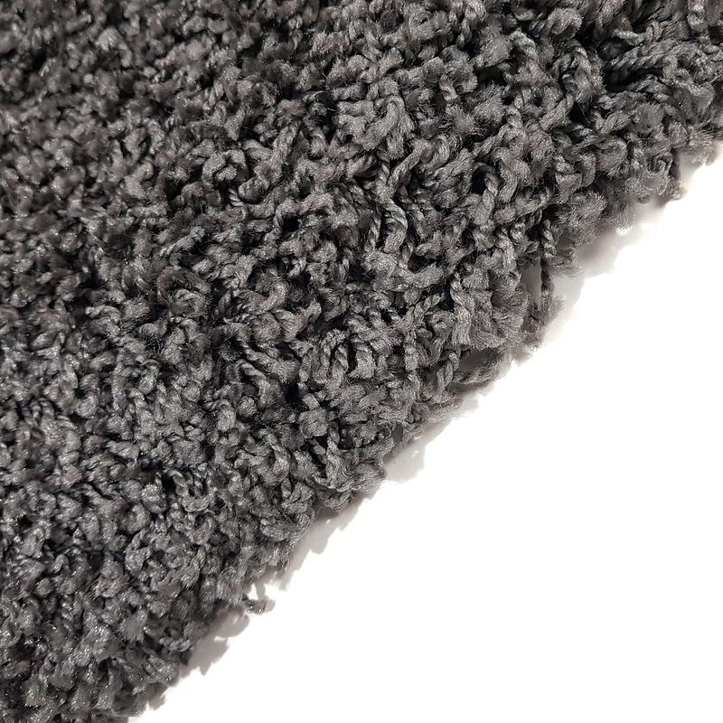 Пухнастий килим Plumis Lux Gray 6365A