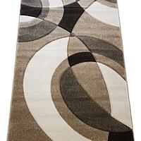 Килим з художньою стрижкою Tropica beige 3492B
