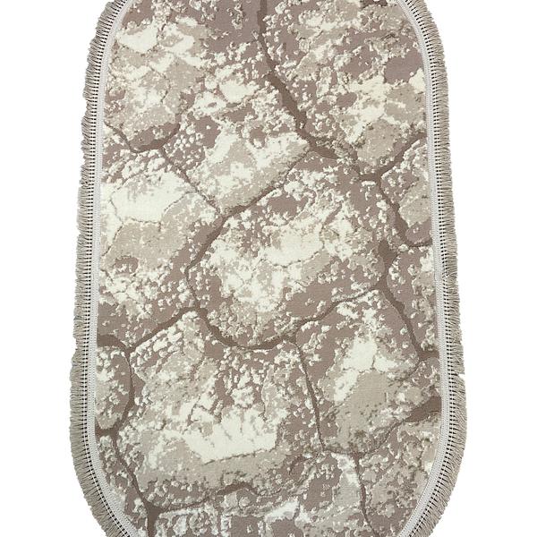 Килим з комбінованим ворсом и термоусадкой Glacia BEIGE 08148A