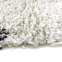 Пухнастий килим Plumis Lux WHITE 7368В