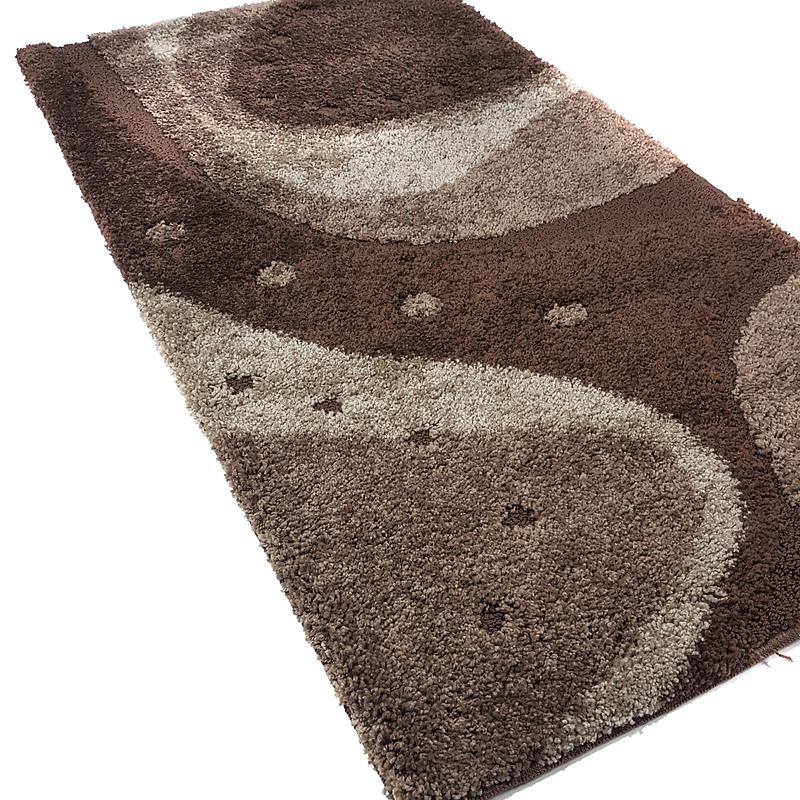 Пухнастий килим Vortax Plush Loop DARK BROWN 7641A
