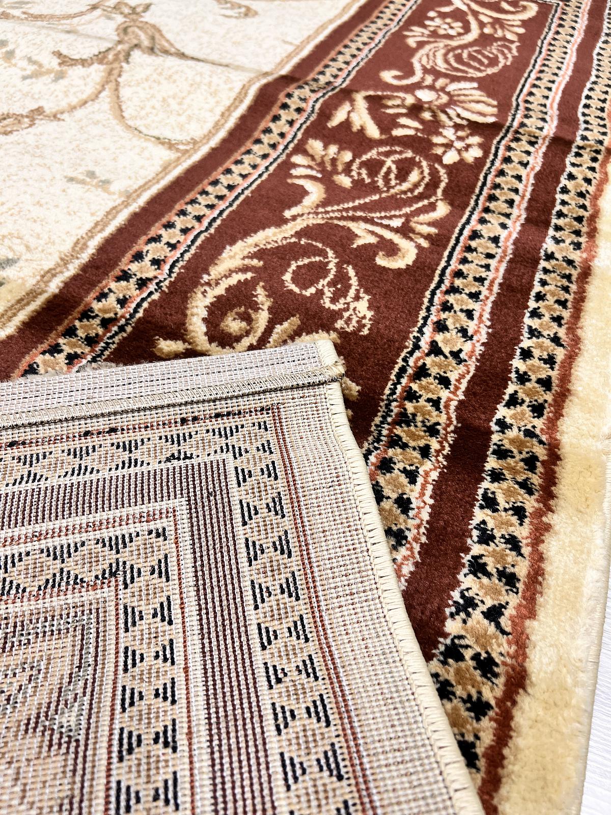 Килим хітсет з невисоким щільним ворсом Luxia Cream 0777E
