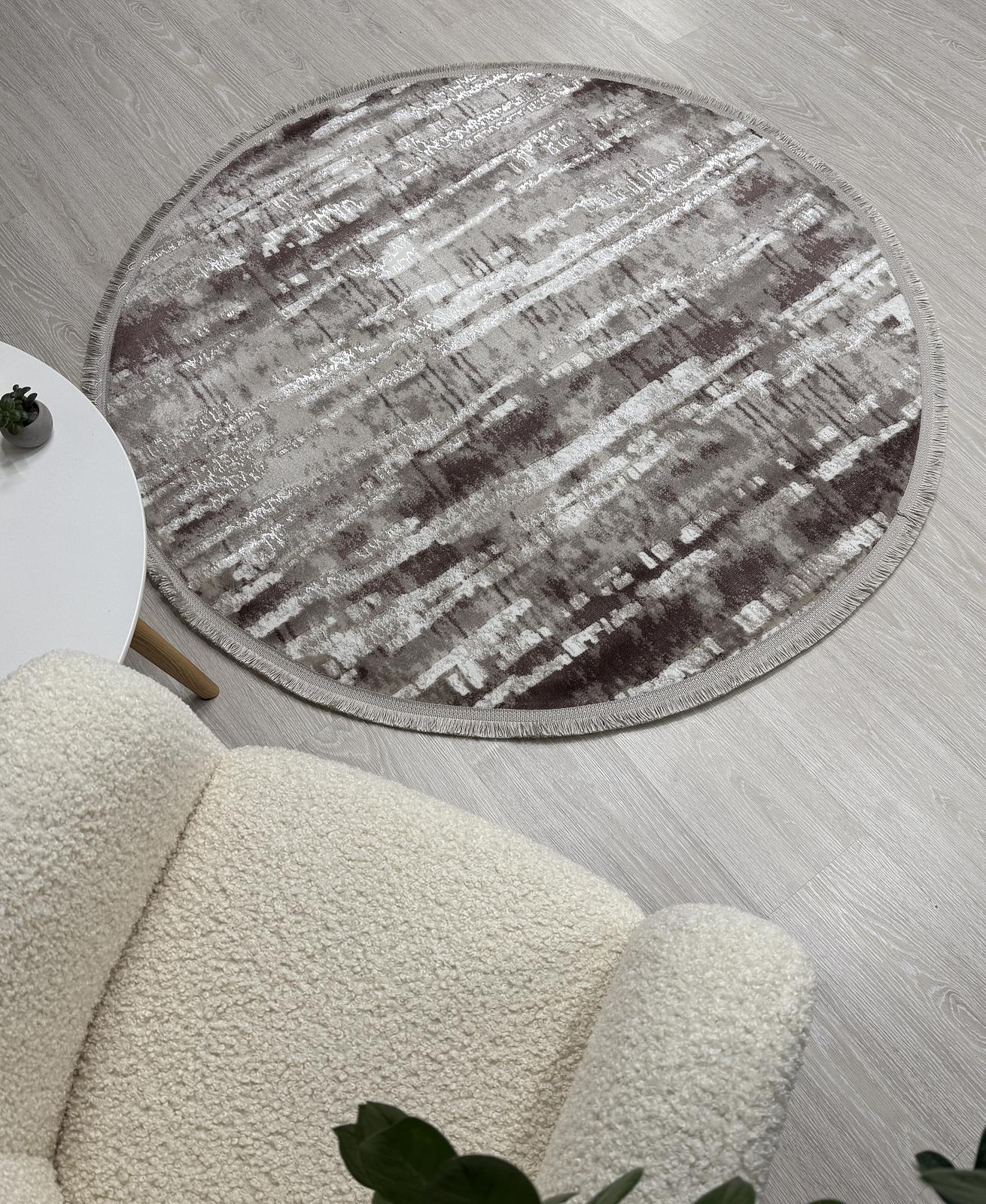 Килим з невисоким ворсом Vortex Бежевий з коричневим 2701B A.KAHVE / KREM