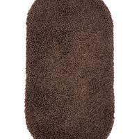 Пухнастий килим Plumis Lux DARK BROWN 6365A