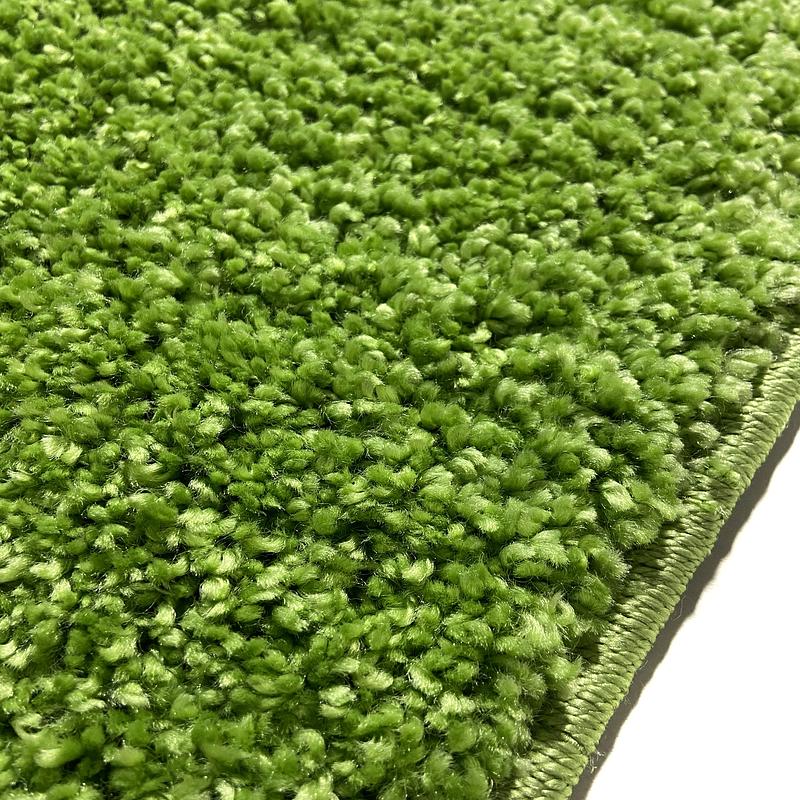 Пухнастий килим Plumis зелений green 000071