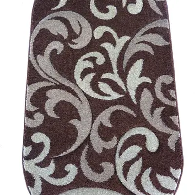 Килим з художньою стрижкою Curlex BROWN 4397A
