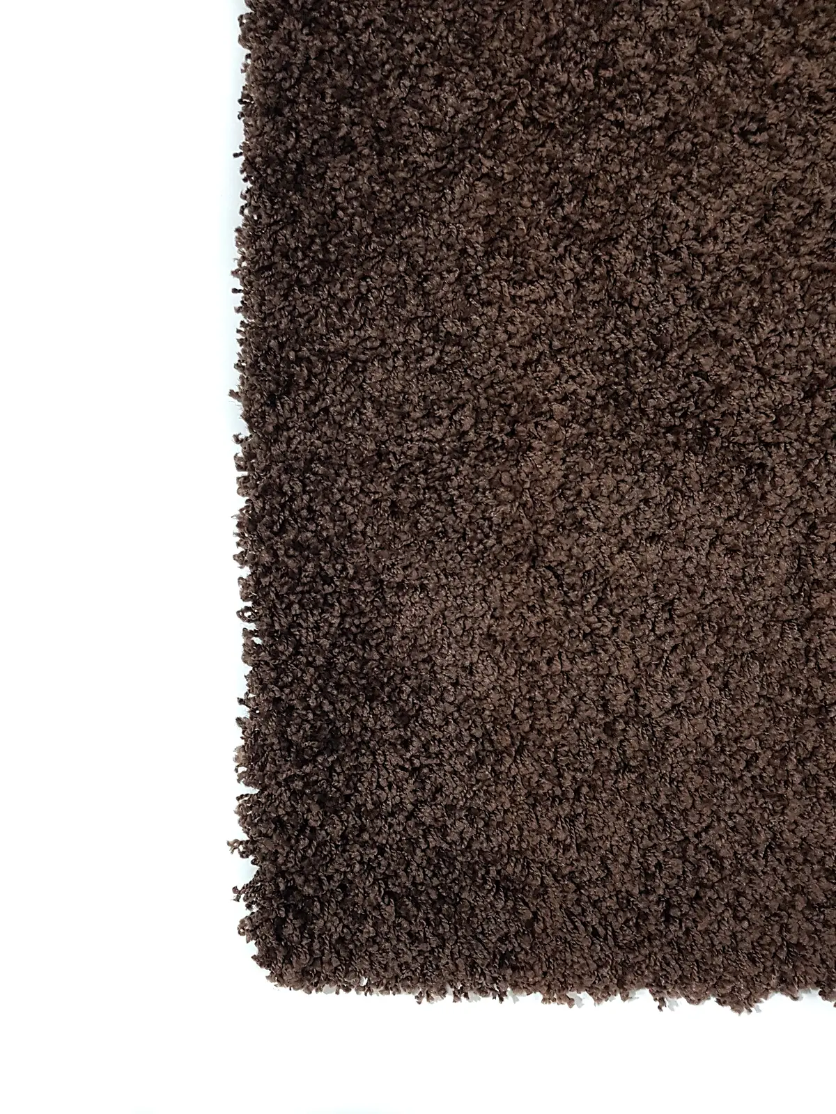 Пухнастий килим Plumis Lux DARK BROWN 6365A