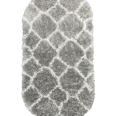 Пухнастий килим Quietis Gray P543A