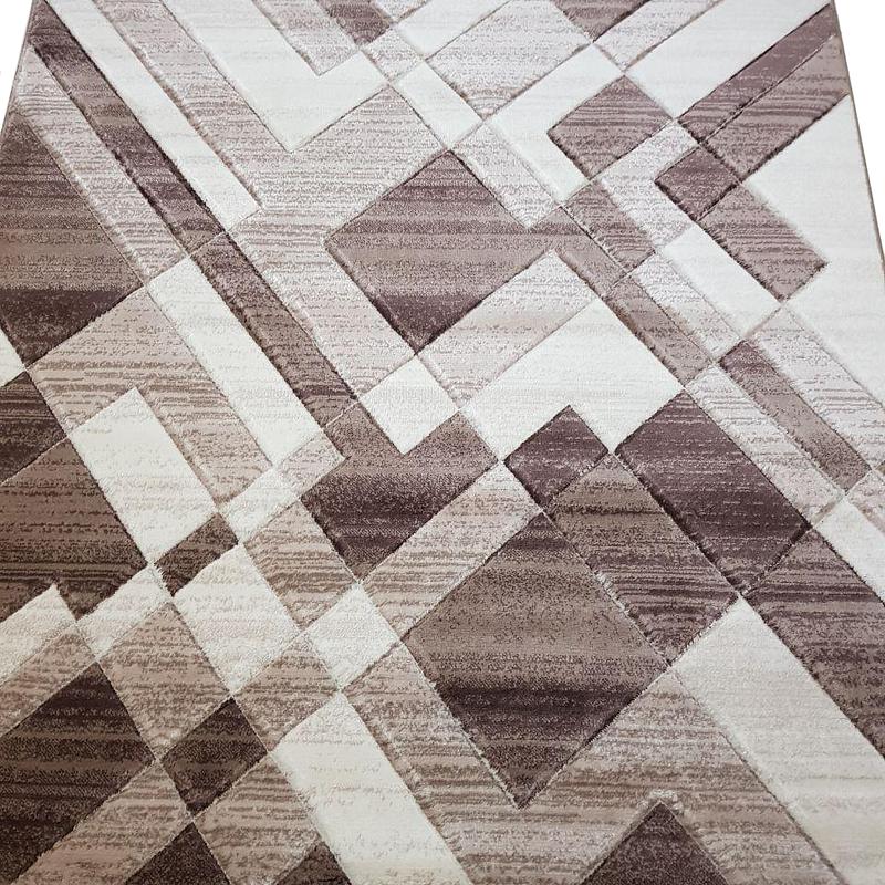 Килим з художньою стрижкою Aquila Pro KREM/VIZON 2759A