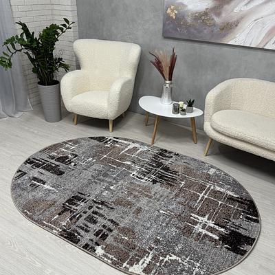 Килим з невисоким ворсом Mara сірий Gray 24037/123