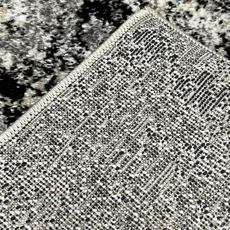 Килим фризе з невисоким ворсом Lumis Gray/Beige 02624B