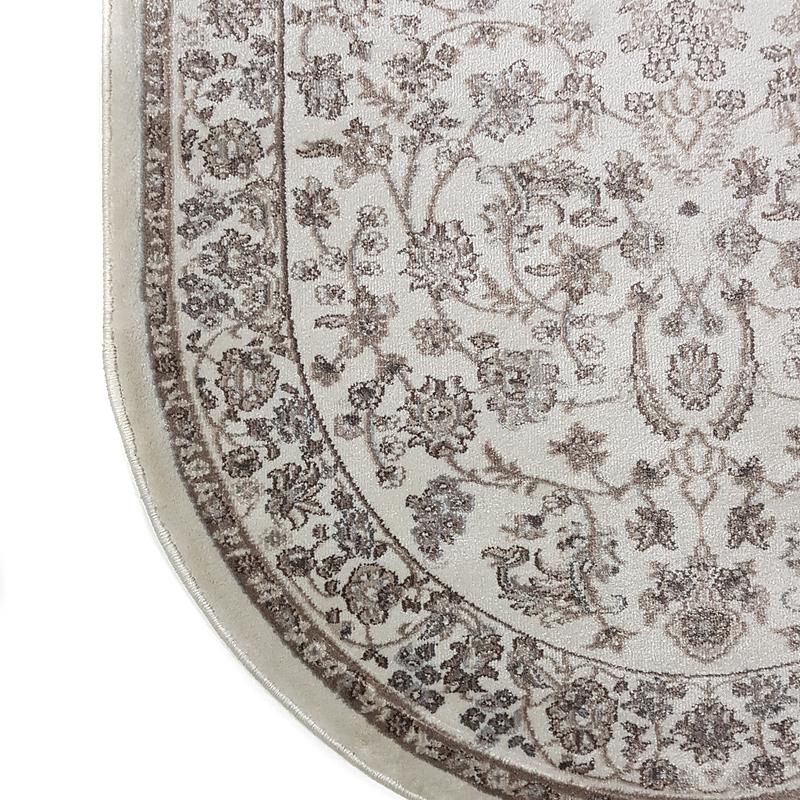 Класичний килим з поліестеру Argentum WHITE 4260D