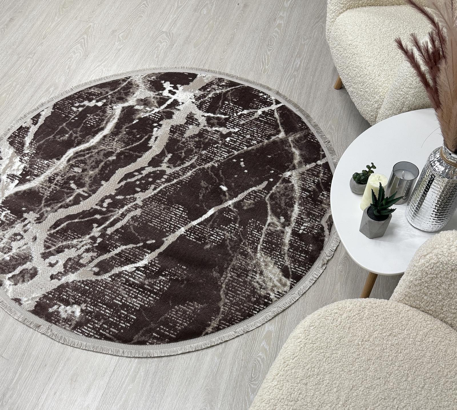 Килим з невисоким ворсом Vortex Коричневий 4640A A.KAHVE / KAHVE
