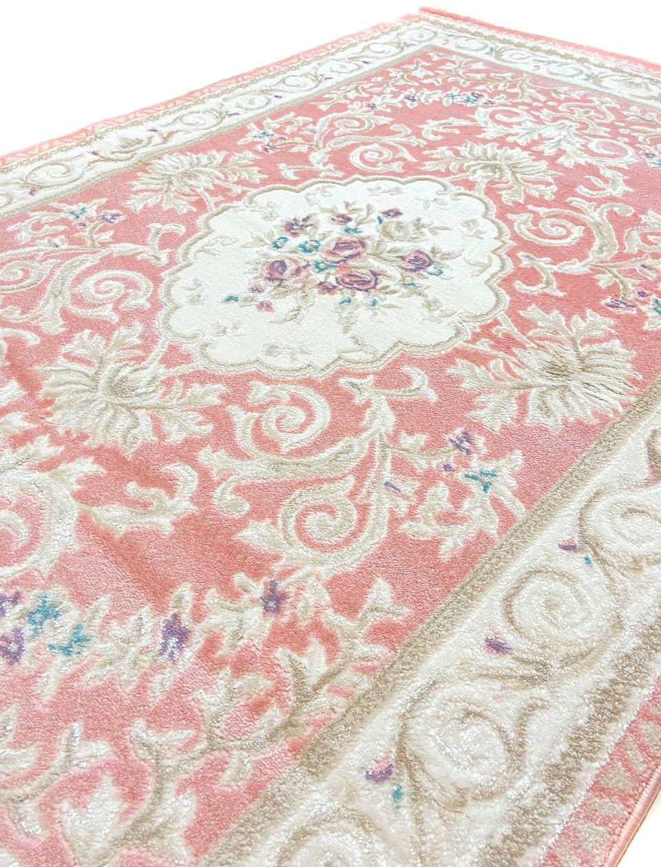 Класичний килим Flora PINK / PINK P659B