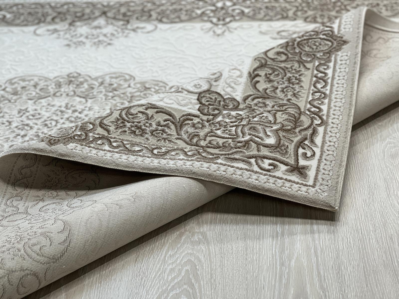 Килим із сучасним дизайном Solano beige / BROWN 8549A
