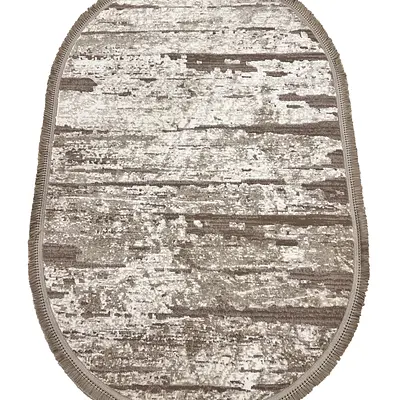 Килим з комбінованим ворсом и термоусадкой Glacia BEIGE 03648A