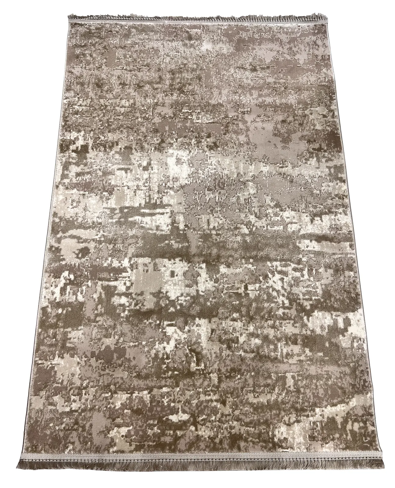 Килим з комбінованим ворсом и термоусадкой Glacia beige 03935A