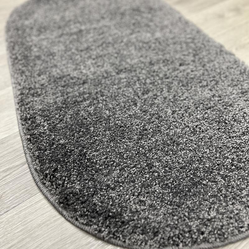Пухнастий килим Plumeria dark gray 12500/60