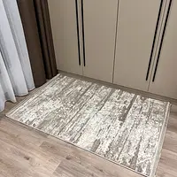 Килим з комбінованим ворсом и термоусадкой Glacia beige 03648A