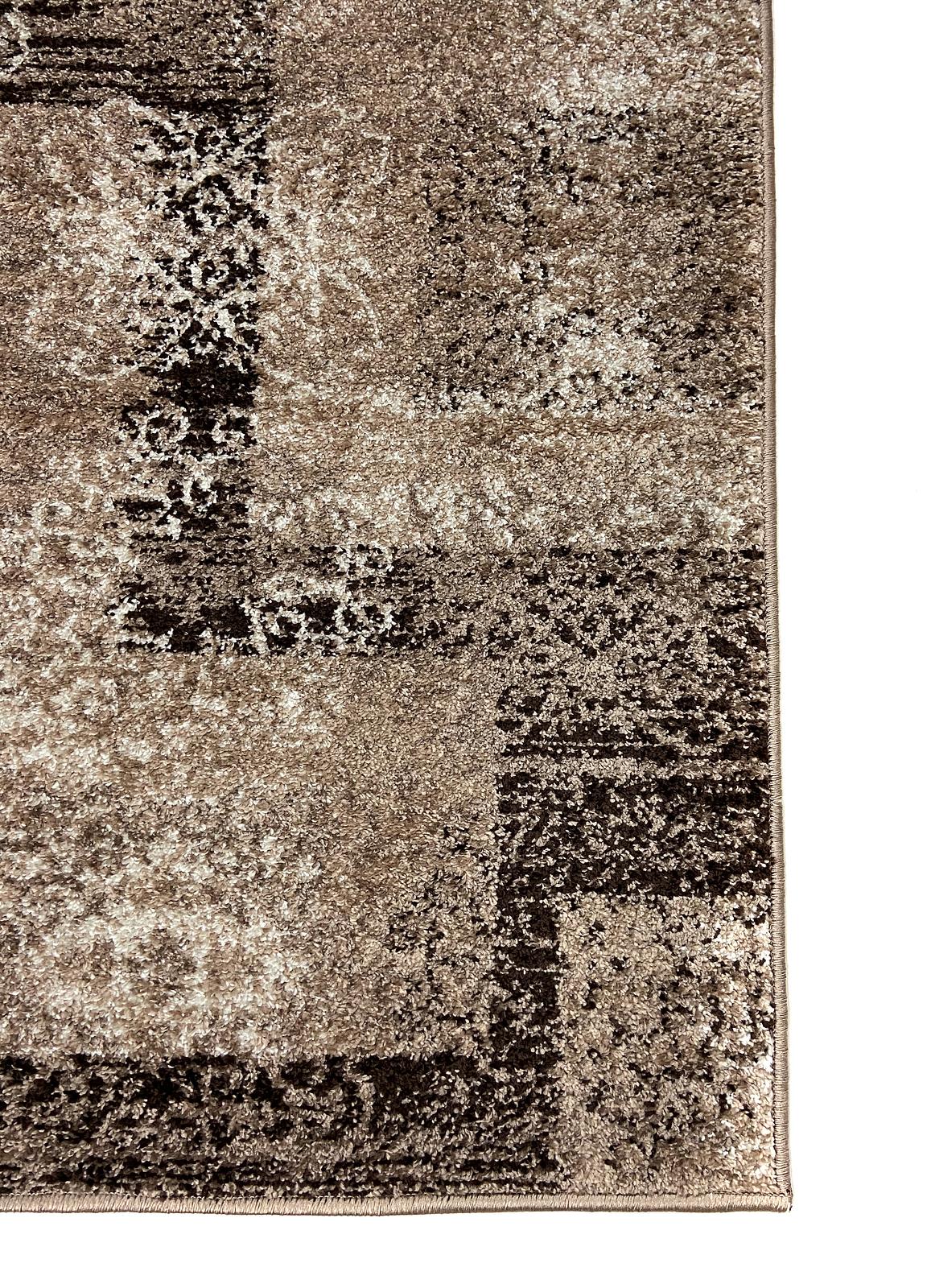 Килим фризе з невисоким ворсом Macio Beige 02588A