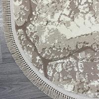 Килим з комбінованим ворсом и термоусадкой Glacia BEIGE 08148A