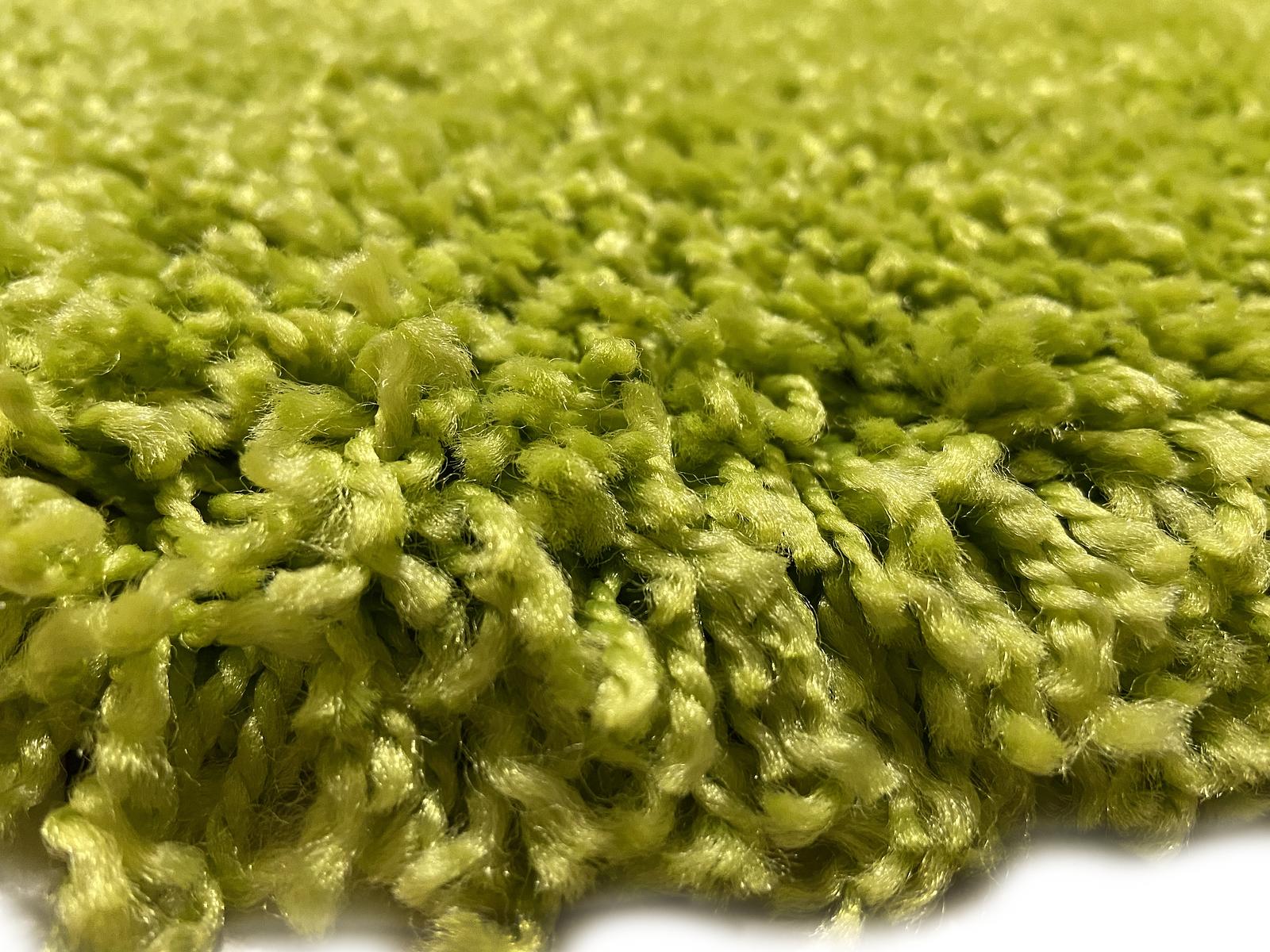Пухнастий килим Plumis Lux LIGHT GREEN 6365A