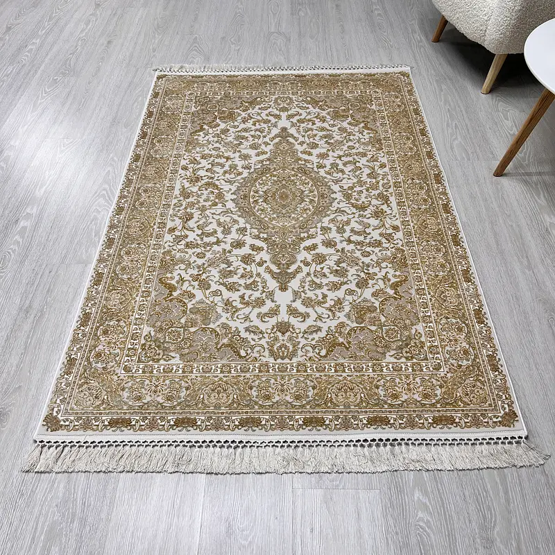 Килим з бамбукової нитки Heritex Imperia Золотий 1769