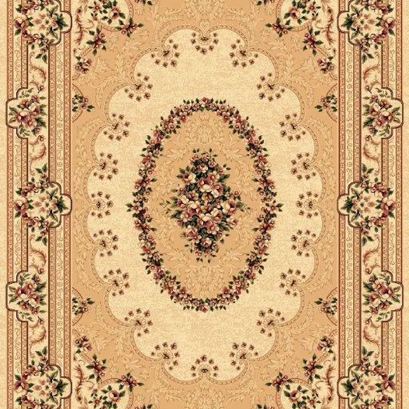 Килим хітсет з невисоким щільним ворсом Luxia Cream 5889A