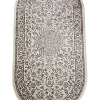 Класичний килим з поліестеру Argentum WHITE 4260D