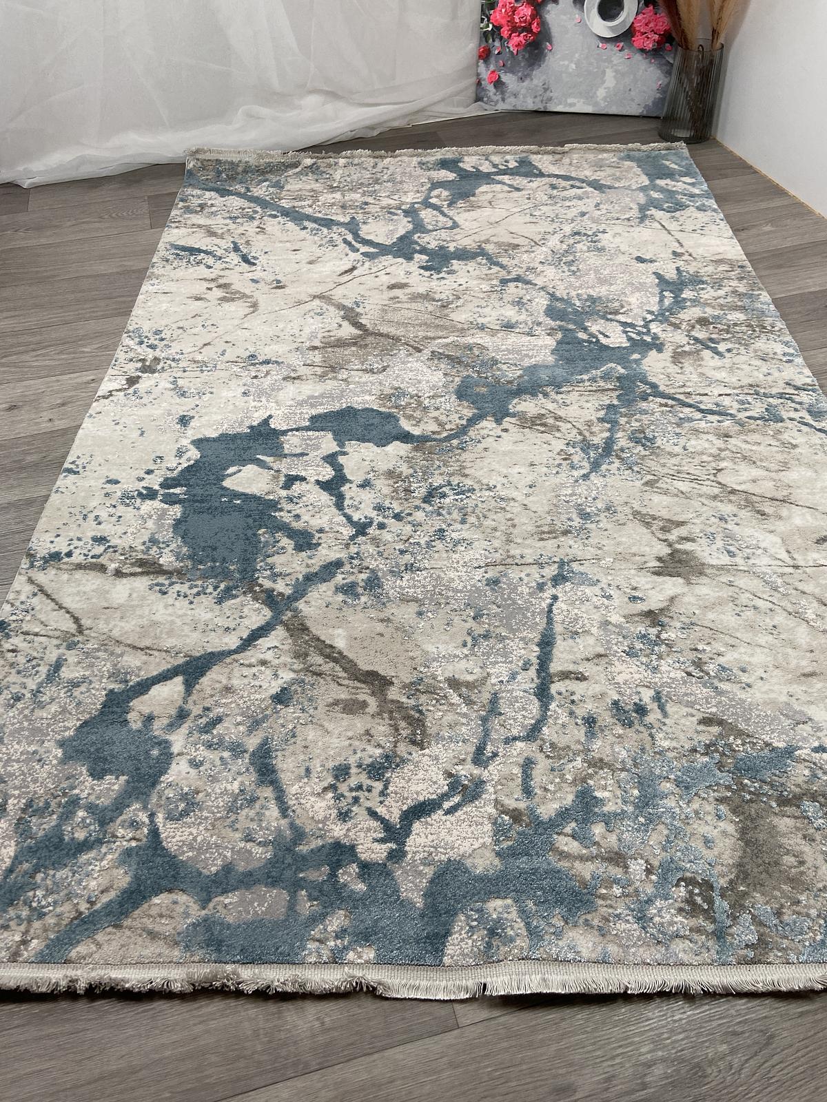 Сучасний килим Velura Art BLUE COKEN_A_GRI 2070