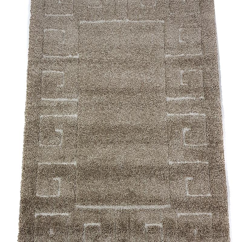 Ворсистий килимок Plush Loop beige A361D