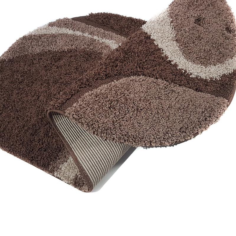 Пухнастий килим Vortax Plush Loop DARK BROWN 7641A
