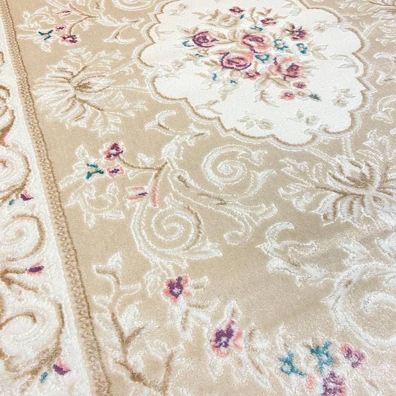 Класичний килим Flora Beige P659B