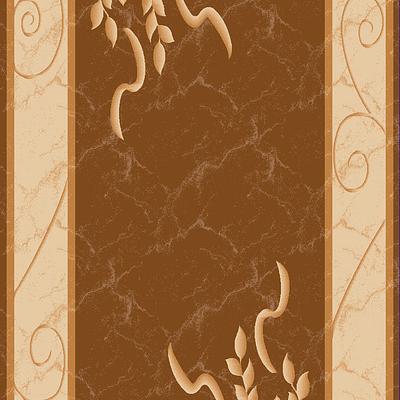 Килим високощільний з художественной стрижкой Elara BROWN 6610A