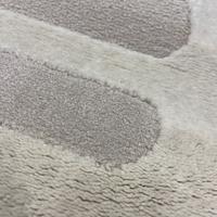 Килим з комбінованим ворсом и термоусадкой Glacia beige 09013A