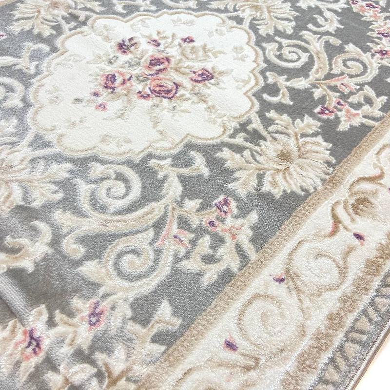 Класичний килим Flora Gray P659B